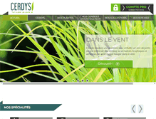 Tablet Screenshot of cerdys.fr